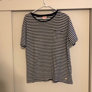 Navy striped t-shirt